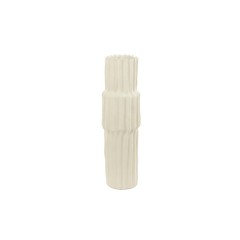 VASE NGBO RIBBED CERAMICS CREAM 60 